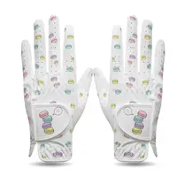 Women's Golf Gloves Left Hands 1 Pair,Non-Slip Golf Gloves Leather Breathable,Both Handed rain hot Golf Accessories 1