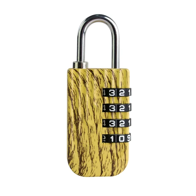 Combination Lock Resettable 4 Digit Padlock with Combination Waterproof and Heavy Duty Combination Padlock Outdoor for School 3