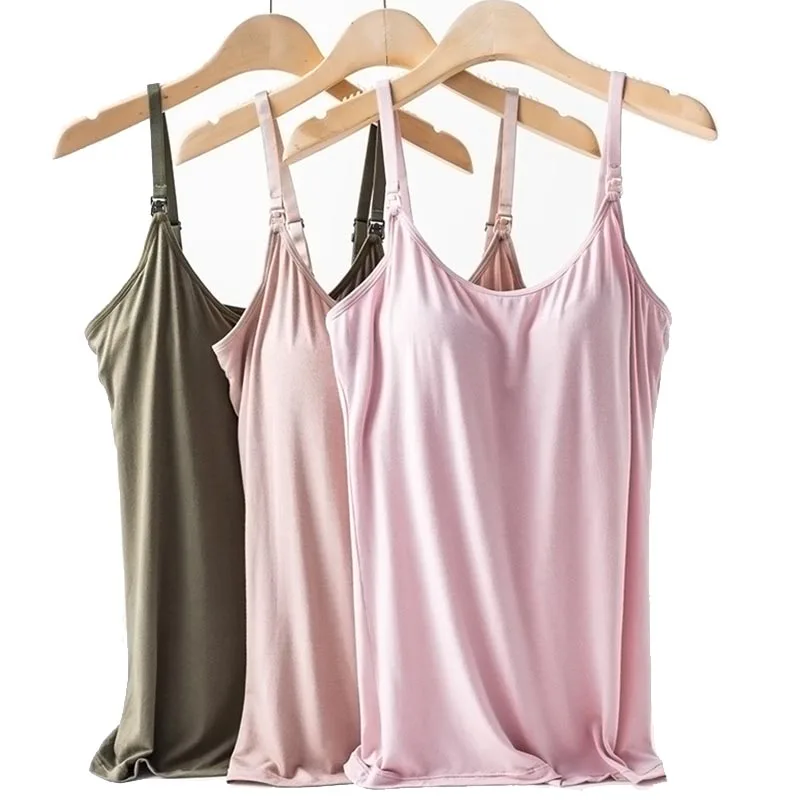 Maternity Tank Tops Women Nursing Vest Breastfeeding Pregnancy Clothing