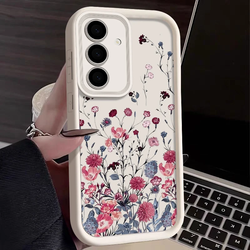 Elegant Floral Design TPU Phone Case