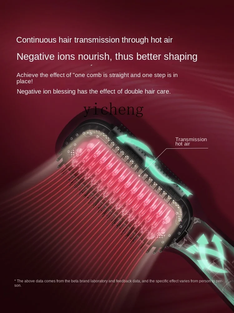 ZK Blowing Combs Integrated Straight Curly Hair Dual-Use Anion Hair Care Puffy Comb Modeling Artifact 3