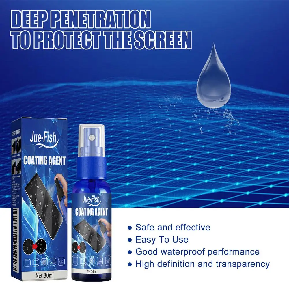Universal Screen Cleaner Kit with Microfiber Cloth, 30ML