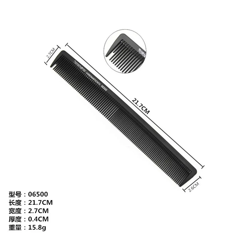Black Hairdressing Comb 3