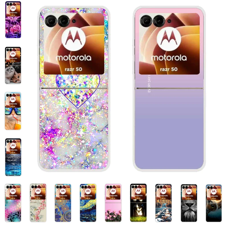 Cartoon Design Transparent Hard Plastic Back Cover Case