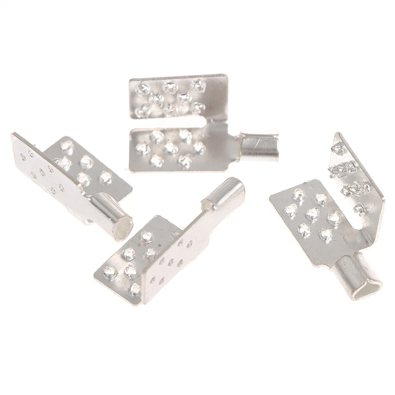 10pcs Underfloor Heating Film Clamps Special Silver Connectors Minco Heat Electric Floor Heating Film Clips Accessories electric underfloor heating