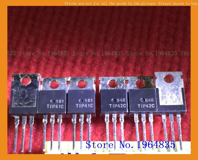 

2pcs/lot=a pair TIP41CTIP42C TO-220