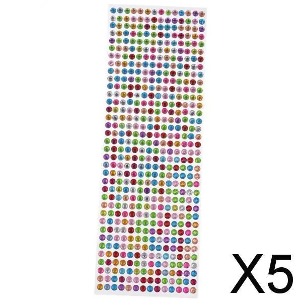 

5x 1 шт., Разноцветные Алмазные Наклейки