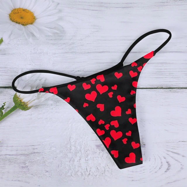 Valentines Day Sexy Thong Sexy Lingeries For Woman Panties Low