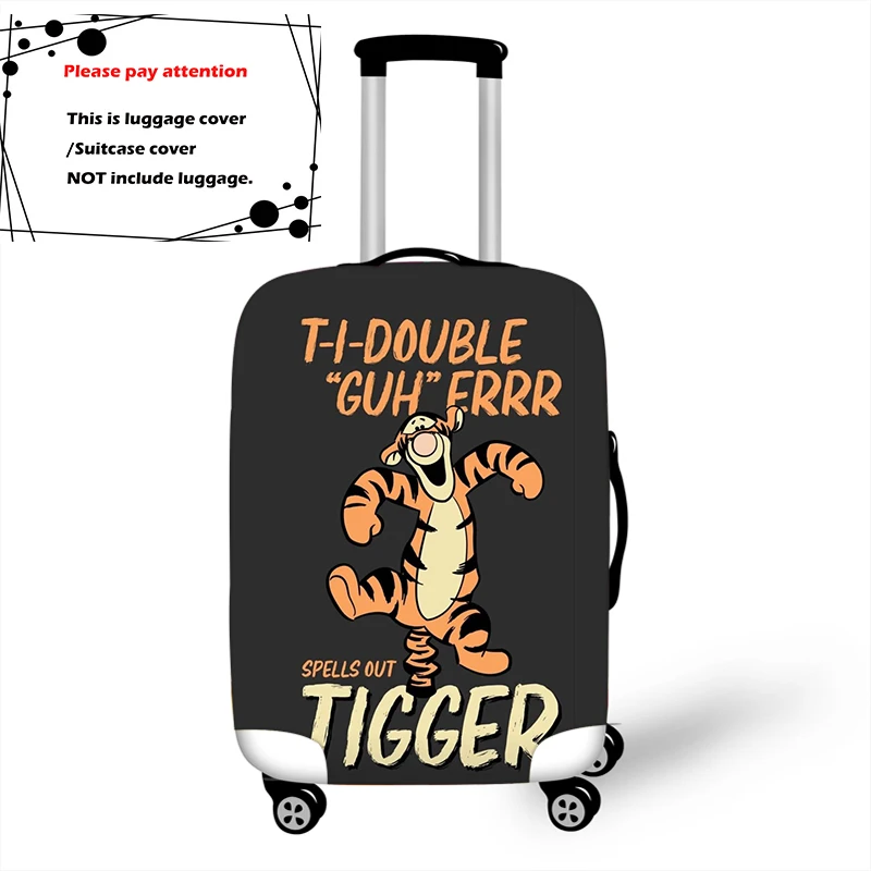 

The Tigger Movie Elastic Luggage Protective Cover Trolley Suitcase Dust Bag Case Cartoon Travel Accessories