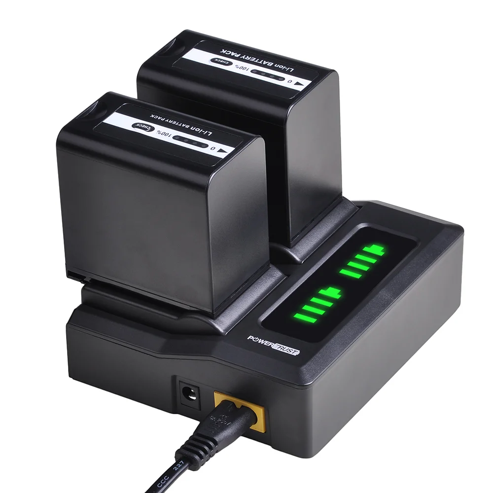 Vw-Vbd78 Ag-Vbr89 Vw-Vbd58 7800Mah Batteria E Caricabatterie Led Per Panasonic Ag-3Da1 Ag-Dvc30 Hc-Mdh2 Hc-X1000 Hdc-Z10000 Aj-Px298