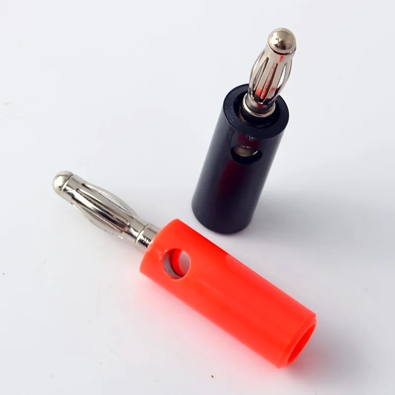 55MM Alligator Clips with Banana Plugs, Test Probe with 4mm Banana Plug Cable Clips, Strong Grip Clips for Electronics Testing