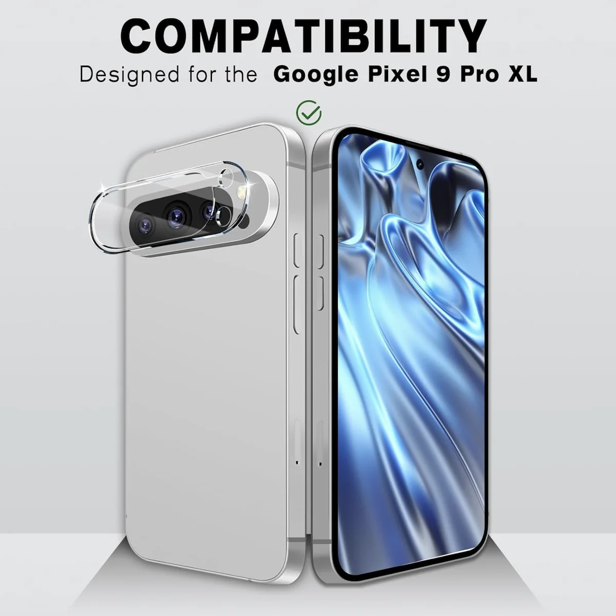 Dual Pack HD Clear Camera Lens Tempered Glass Protector with Anti-Scratch Technology