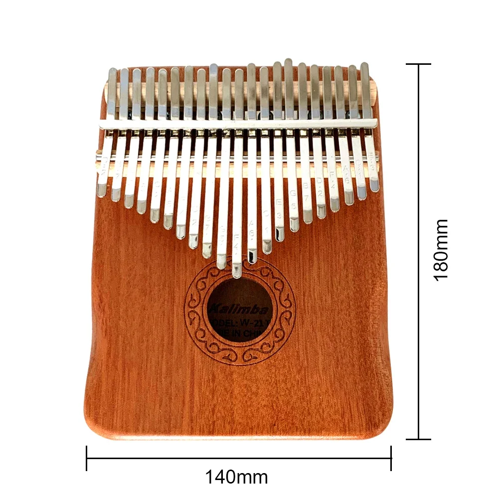 Wooden Kalimba Musical Instrument 8/17/21 Key Finger Thumb Piano Mbira Acacia Gift Beginner Thumb Piano With Accessory