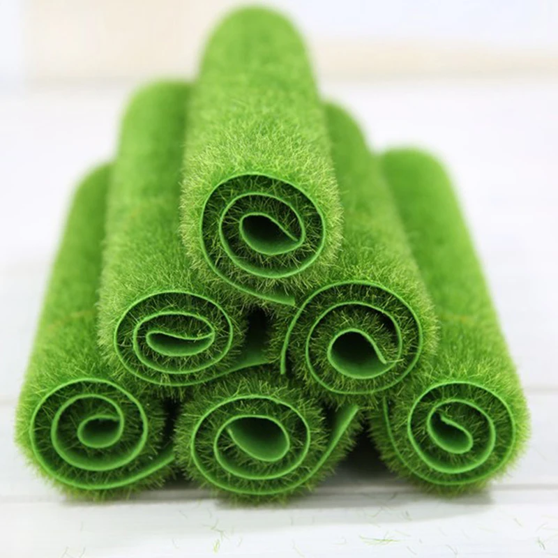 

15cm Grass Mat Green Artificial Lawns Turf Carpets Fake Sod Garden Moss