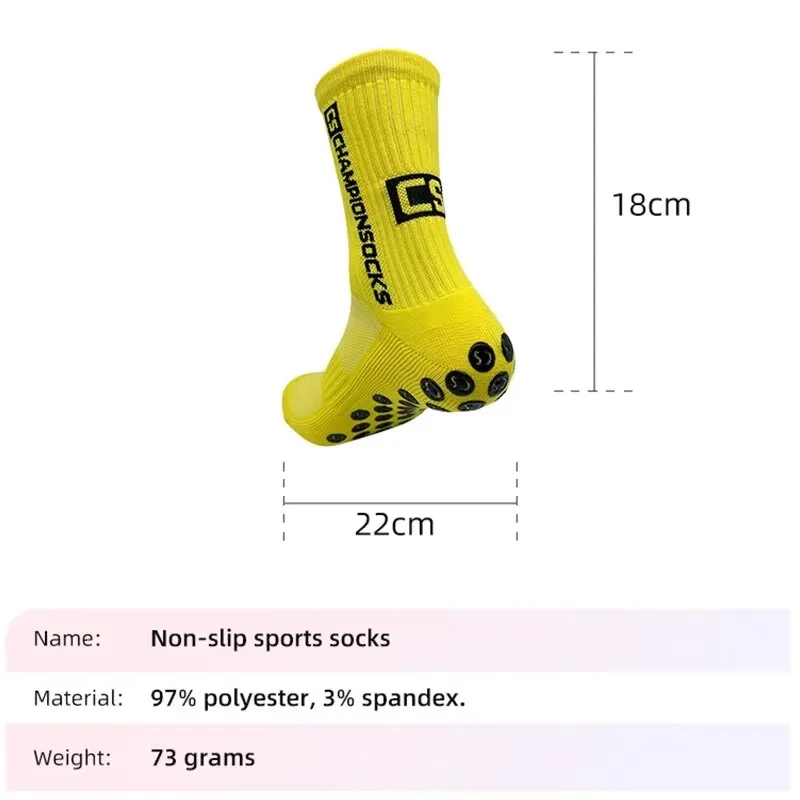 Adult 4 Colors Sports Series Socks Polyester Breathable Sweat-absorbing Football Socks Bottom of the Towel One Pair football socks sports socks fitness sports socks sport socks