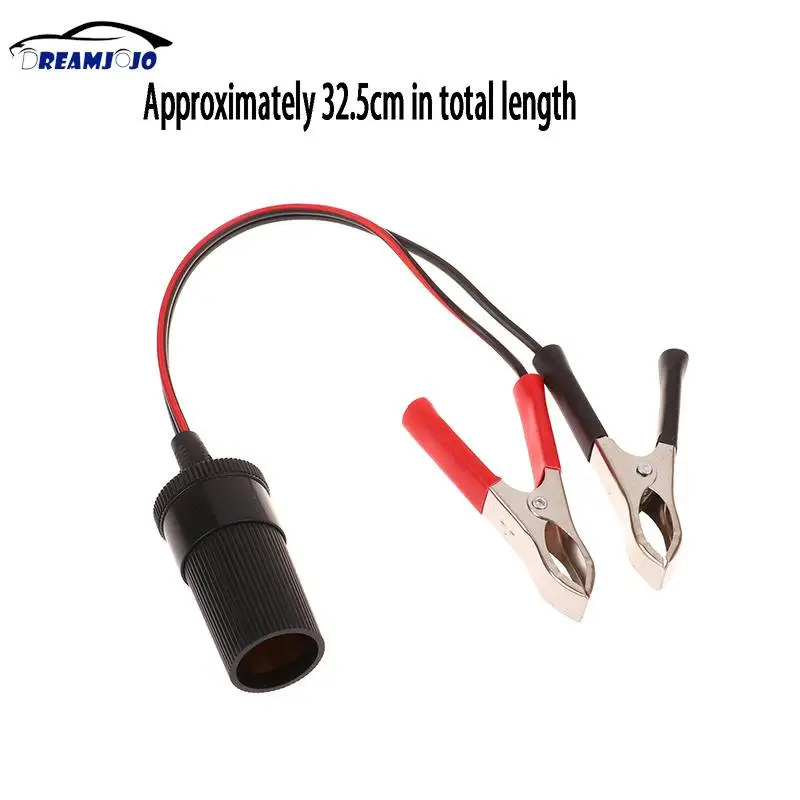

Battery Adapter Power Car Cigarette Lighter Female To Alligator Clip Extension Connector To Terminal Clip-on
