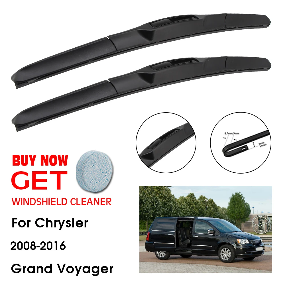 

Щетка стеклоочистителя для Chrysler Grand Voyager, 26 + 20 дюймов, 2008-2016