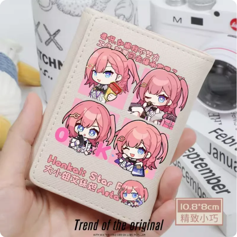 Anime Honkai: Star Rail Asta Wallet Women's Fold Bag Multi Card Large Capacity Fashion Wallet Gift