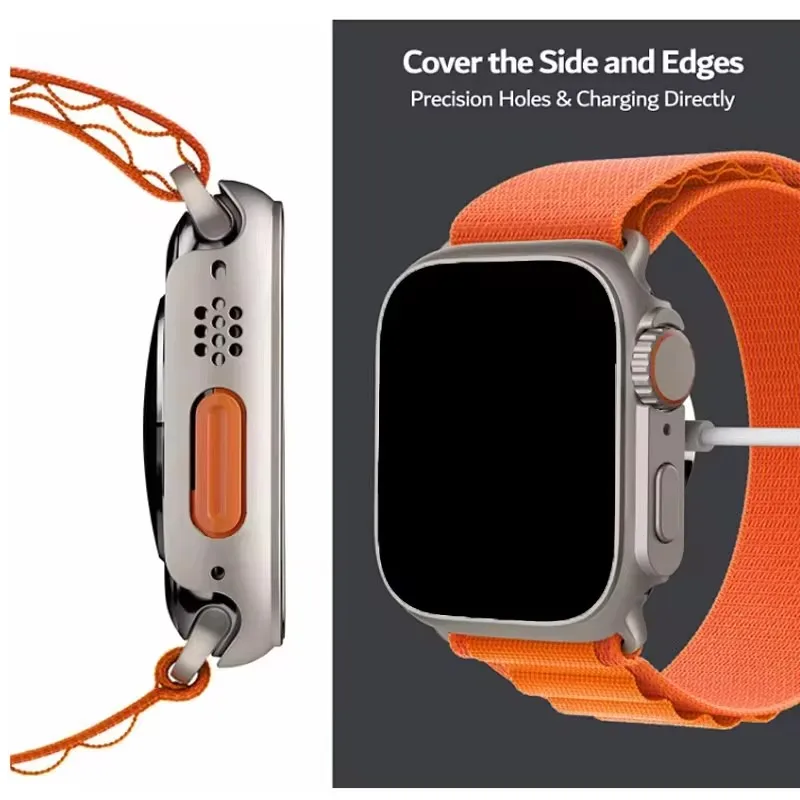 Ultimate Apple Watch Protector with Ultra Tempered Glass Screen Cover