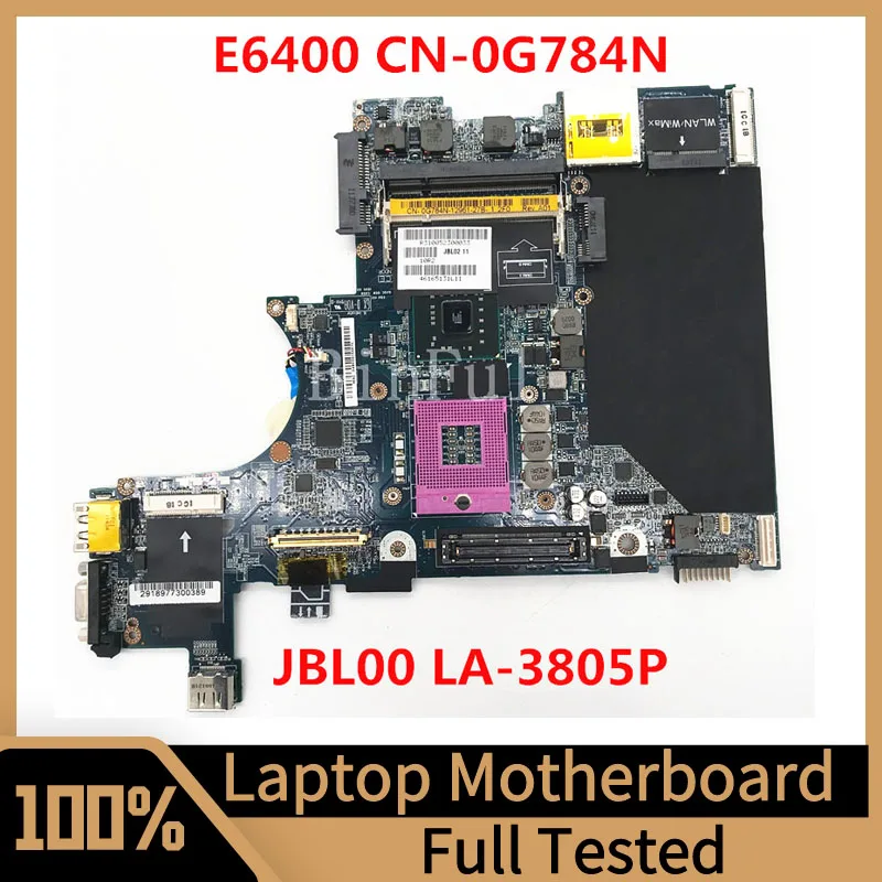 

Mainboard CN-0G784N 0G784N G784N For Dell Latitude E6400 Notebook Laptop Motherboard JBL00 LA-3805P DDR2 100% Full Tested Good