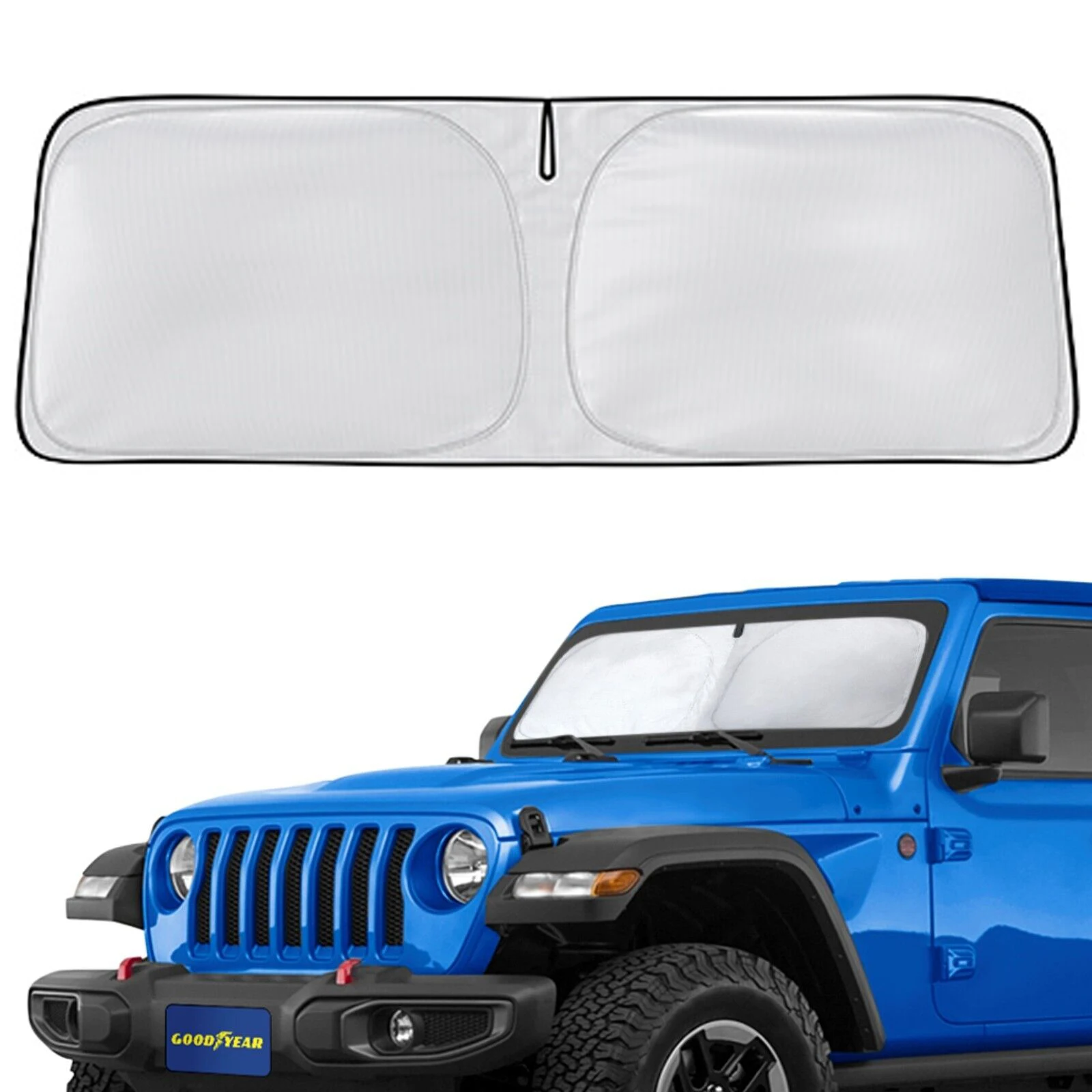 

Автомобильный передний солнцезащитный козырек для УФ-лучей и тепловой защиты 1 комплект солнцезащитный козырек на лобовое стекло для Jeep Wrangler