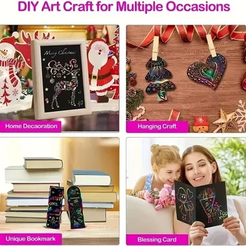 125 Scratch-Off Rainbow Scratch-Off Cards 3