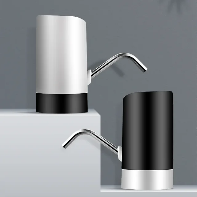 เครื่องปั๊มน้ำห้องครัวเครื่องจ่ายเครื่องดื่มไฟฟ้าแบบพกพาขนาดเล็กบาร์จ่ายอาหารอัตโนมัติใช้ในบ้านเครื่องจ่ายที่ชาร์จ USB สำหรับเครื่องดื่ม 1