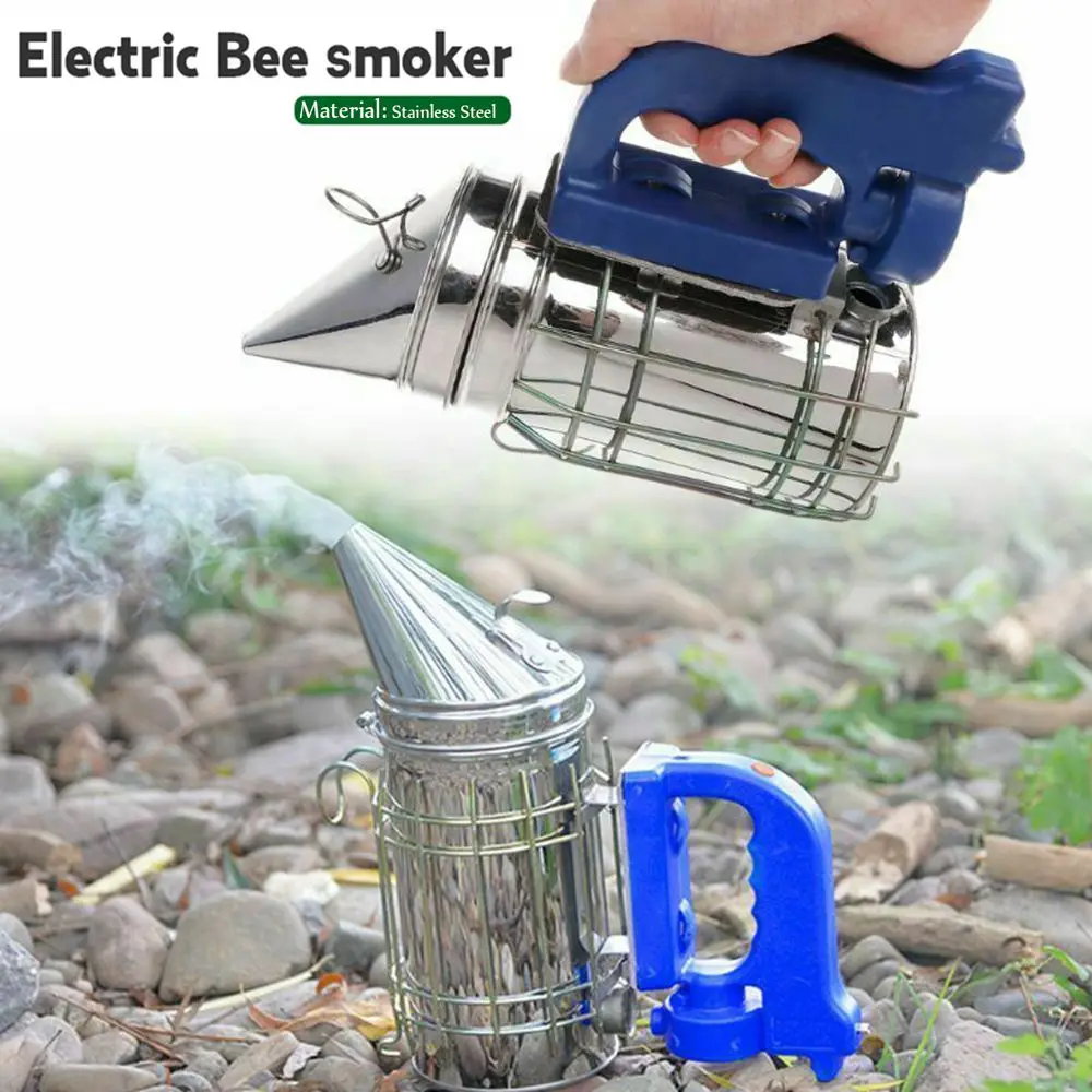 

Полезные Садовые принадлежности для пчеловодства, электрический комплект из нержавеющей стали, передатчик для пчеловодства и дыма, электрическая пчеловодческая машина