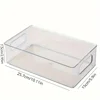 Acrylic Desktop Storage Box Is Easy To Install, Transparent Organizing Box Can Be Stacked with Shelves for Office Desk Supplies 5