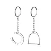 saddlery key keychain hook clasp Equestrian accessories gag bit stirrup decoration 8901008 4