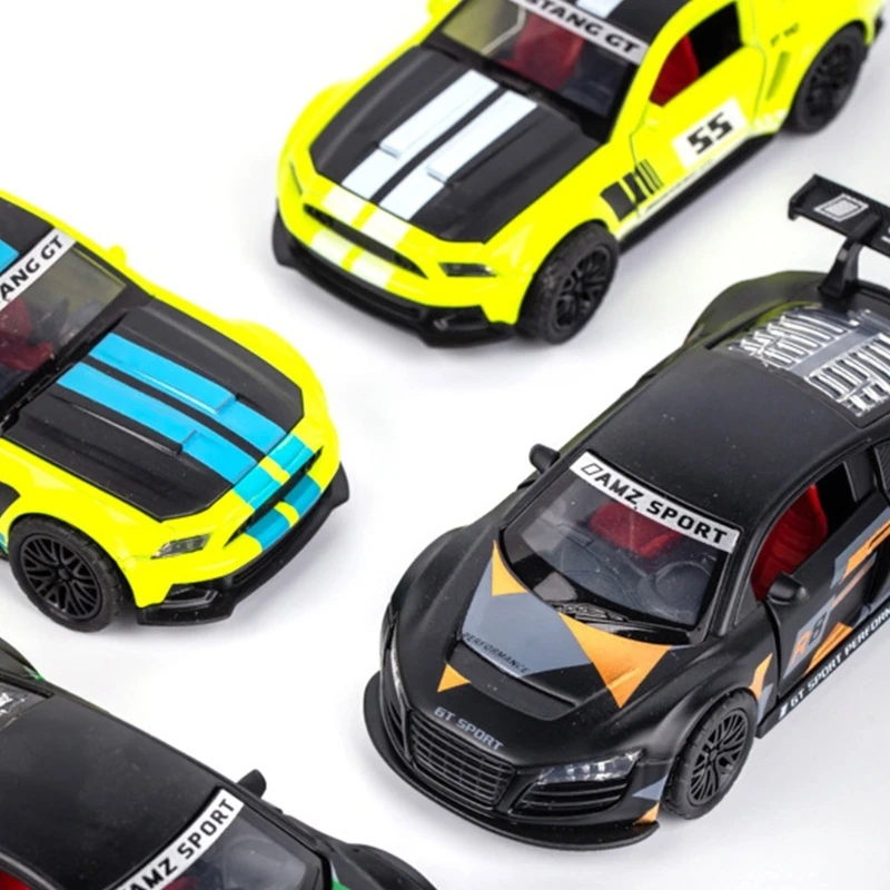 

High Simulation Diecast Metal Alloy Model Car Pull Back Collection Kids Toy Gift