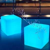 Rechargeable LED Cube Light LED Furniture Waterproof Garden Glowing Stool Cube Remote Control Chair for Bar Nightclub Home Decor 1