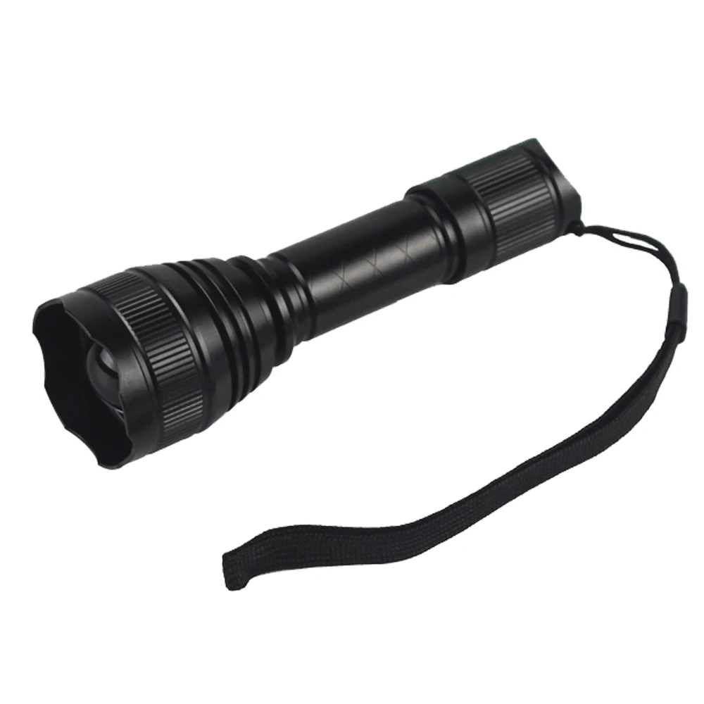 T21 IR 헌팅 적외선 손전등, 줌 가능 야간 투시경 토치, 18650, USB 충전기, 스위치, 마운트, 940nm, 850nm