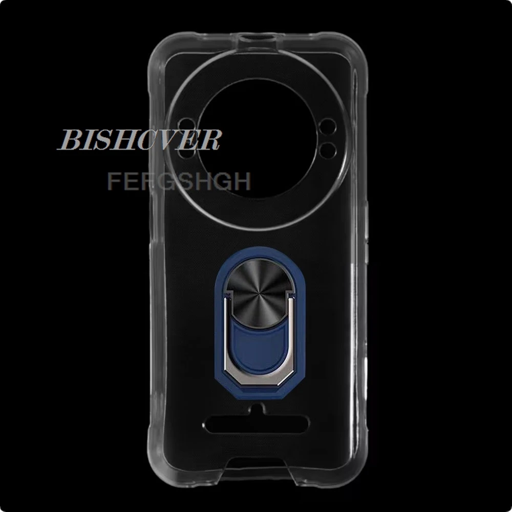 Durable TPU Silicone Smartphone Case with Back Ring Holder Bracket