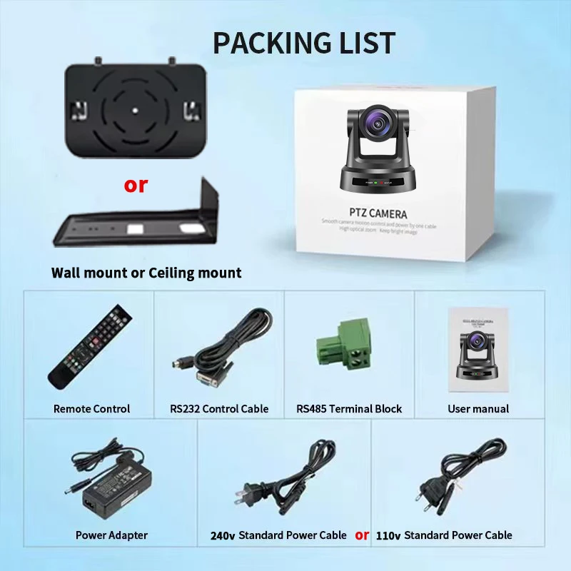 E20ST8 놀라운 방송 1 + 1 키트 = 1 pcs POE 20X PTZ 회의 카메라, sdi hdmi lan usb HD1080P + 1 pcs IP 조이스틱 컨트롤러