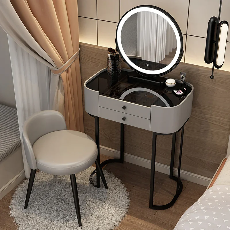 

Minimalist Vanity Table Computer Container Organizer Bedroom Make Up Organizer Dressers Princess Penteadeira Home Furniture