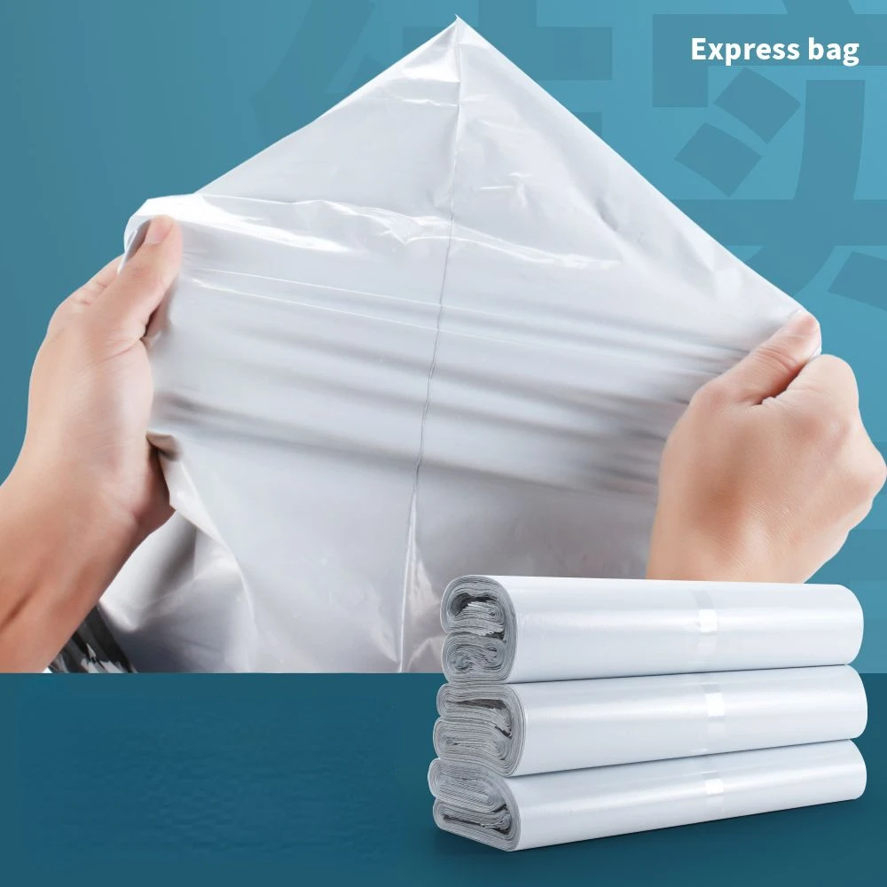 50pcs White Courier Bag Express Envelope Storage Mailing Tools Self Adhesive Seal PE Plastic Printing Pouch Shipping Packaging 50 pieces pink express delivery bags new materials plastic printing packaging pouch e commerce logistics envelope storage tools