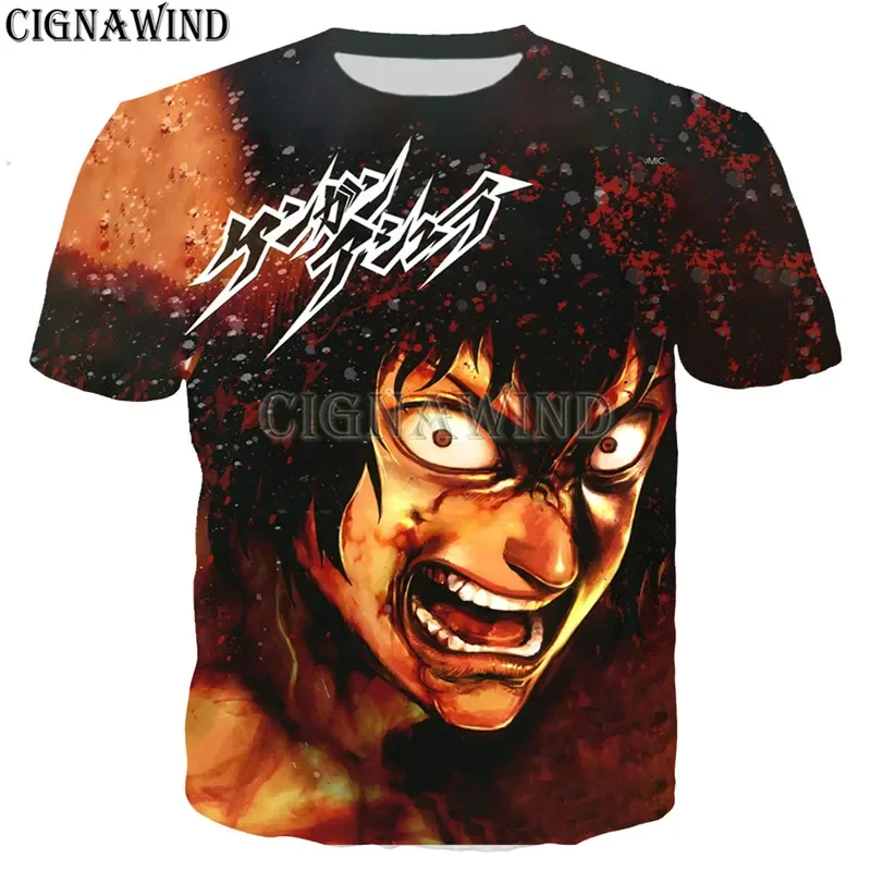 Anime Kengan Ashura T Shirt Men/women 3D Printed T-shirts Casual Harajuku Style Tshirt Streetwear Tops