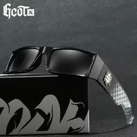 GCOTX Trendy Chicano Bandit Style Sunglasses for Men Hip Hop Fashion Polarized Sun Glasses Outdoor Party Shield Goggles Women