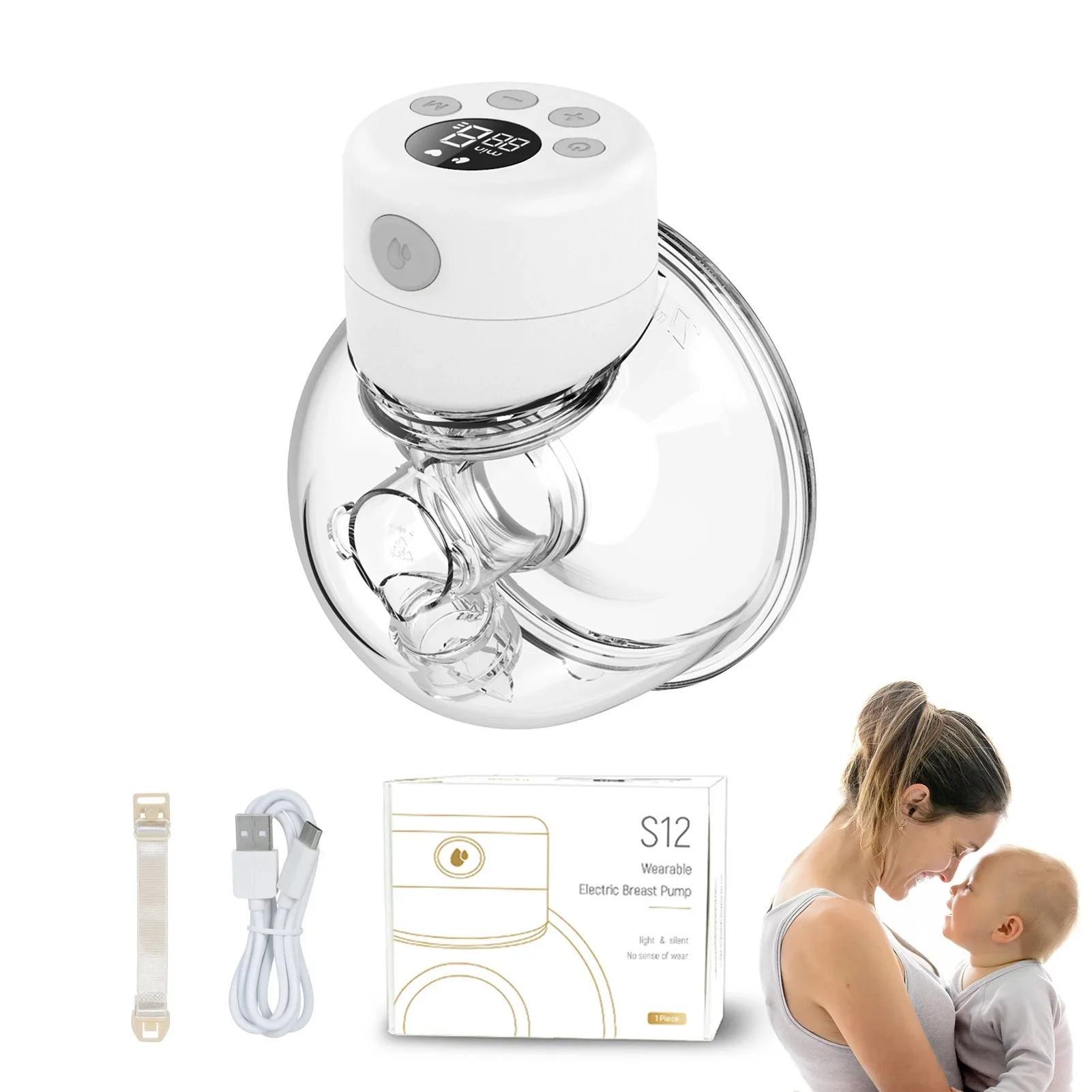 1pc Breast Pump