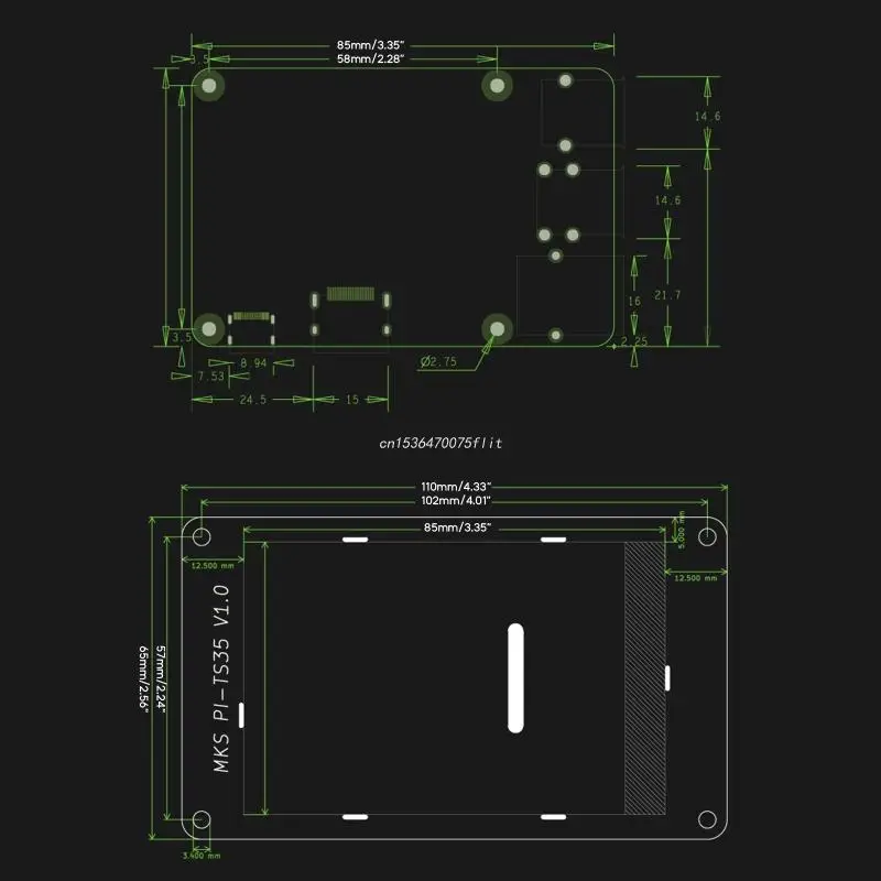 

MKS PI V1.1 Control Card Controller 64bits SOC onboard PI-TS35 Display Klipper Screen for Voron 3D Printer Motherboard Dropship