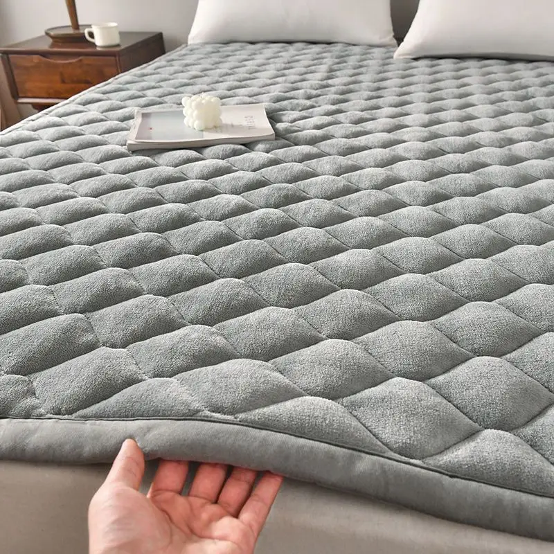 

2M INS Milk Fleece Mattress Autumn and Winter Bedroom Thickened Quick Heat Mattress Bay Window Seat Mattress Dormitory Mattress