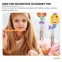 Mermaid Wind Chime DIY Kit Educational Toy Christmas Tree Decorations Garden Hanging Pendant Ornament Outdoor Chimes 2