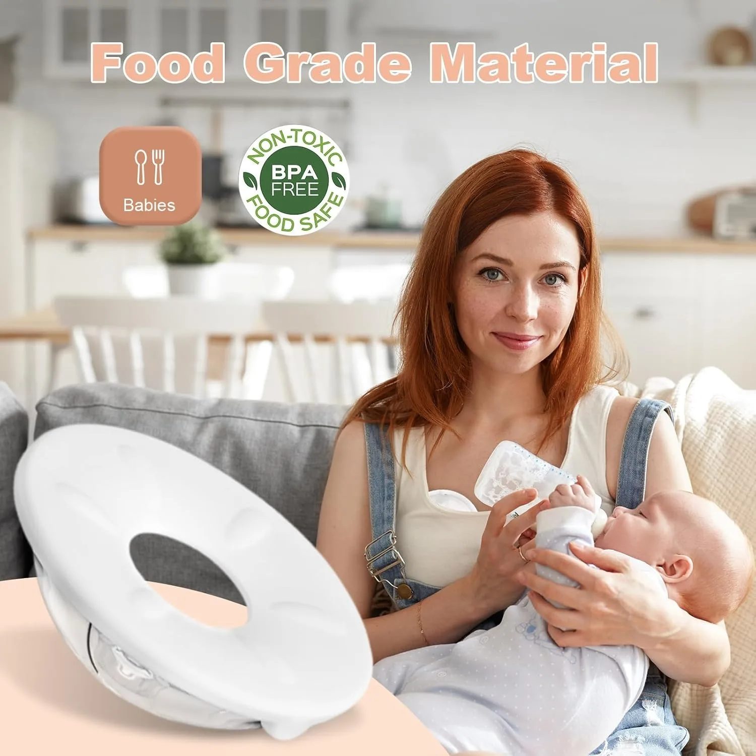 Wearable Breastmilk Collectors Cup Silicone BPA Free Reusable &Washable Nursing Pads For Breastfeeding Shelly Breastmilk Catcher 5