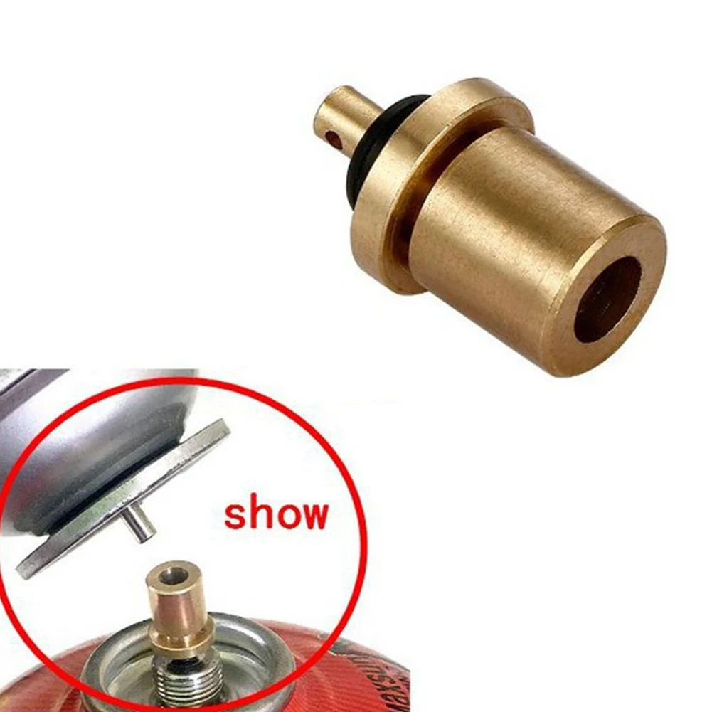 

Stove Adapter For Hiking Picnic Gas Refill Adapter Stove Inflate Brass Camping Accessories For Camping Outdoor