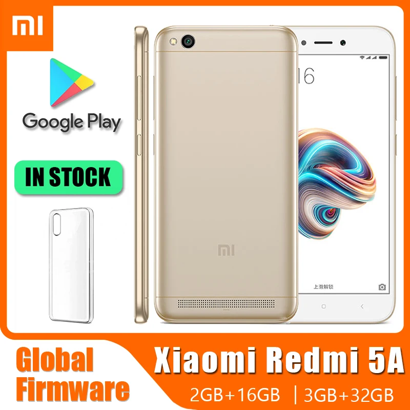 Original Cellphone Xiaomi Redmi 5a Smartphone With Phone Case 3000mah Dual Sim Mobile Phone Random Color - Mobile Phones - AliExpress