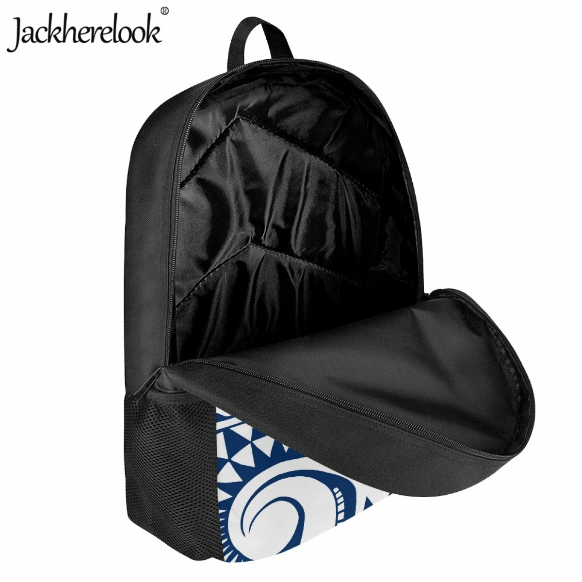 Jackherelook Polynesian Totem Print School Bag for Women Men Fashion Large Capacity Travel Backpack Teen Student Computer Bag