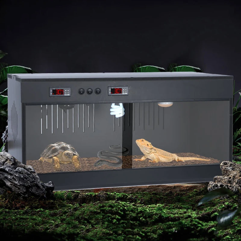 Acrylic Terrariums Reptile Breeding Box Large Adjustable Temperature ... - Emperor Snake Terrarium Dimensions And Habitat Temperature