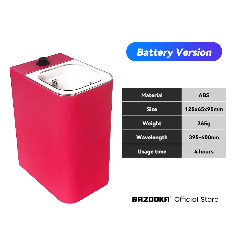 Bazooka UV Löffel Eisen Platte Weiche Harten Köder Füllen Licht LED Angeln Locken Wasserdichte USB Lade Batterie Für Outdoor-Tool winter – Detail 18