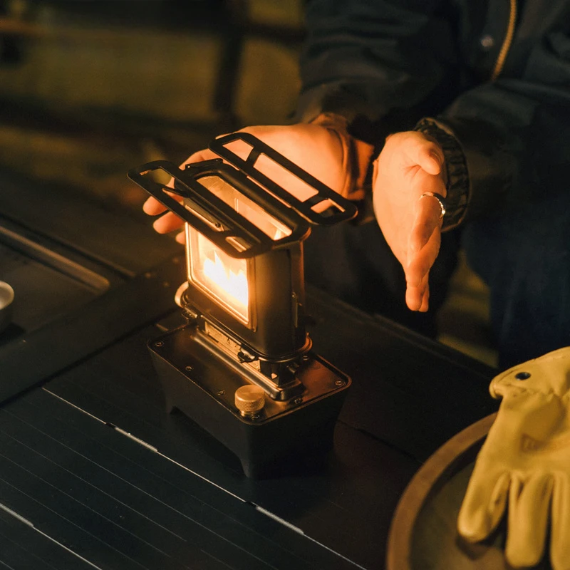 Thous Winds Fire Dance View Fire Oil Lamp Stove Heater Outdoor Camping Kerosene Lamp Tea BBQ Grill 4